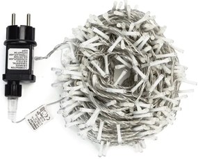 Aigostar - Catena luminosa natalizia LED da esterno, 400 LED, 6W, 230V, 20 m, IP44, bianco caldo