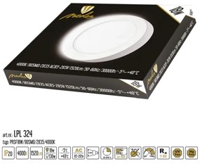 Plafoniera LED LED/18W/230V 4000K diametro 22,5 cm