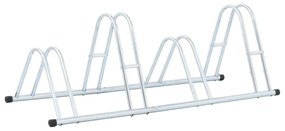 Supporto Per 4 Bici Da Pavimento Autoportante Acciaio Zincato /