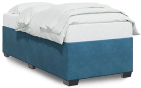Giroletto Blu 90x200 Cm İn Velluto /