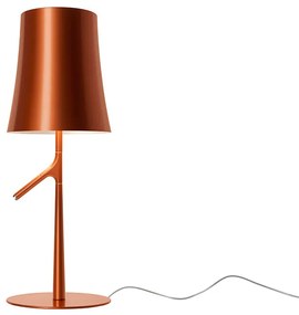 Foscarini - Birdie LED Piccolo Lampada da Tavolo con Dimmer Touch Rame Foscarini