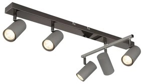 Globo 57911-5S - Faretto ROBBY 5xGU10/35W/230V grigio