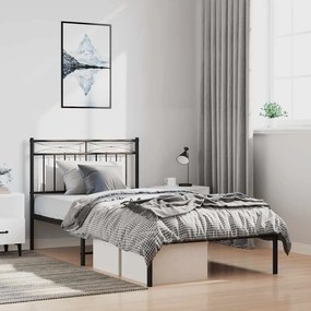 Testiera İn Metallo Bianco 193 Cm /