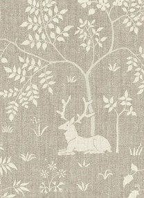 Lewis & Wood Carta da parati Voysey Park - Flax