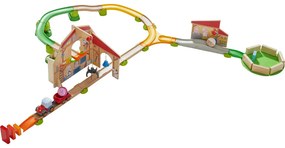 Pista per biglie Kullerbü – Pista da gioco sonora Fattoria - 48 pz