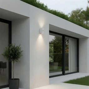 Applique GU10 con Sensore di Movimento IP65 Bidirezione - Bianca