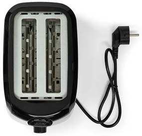 Nedis KABT150EBK - Tostapane due fori 700W/230V nero
