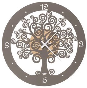 Orologio portafortuna grande albero della vita oro e fango in ferro...