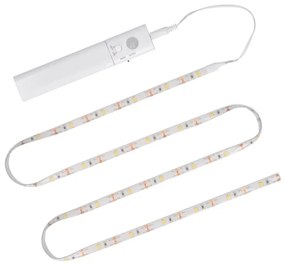 Solight WM56 - Striscia LED con sensore 4xAAA 3000K 1m