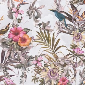 Carta da parati Tropico  bianco, 53 cm x 10.05 m