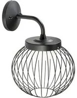 Cage - Applique A Parete 20W A Luce Fredda Colore Nero