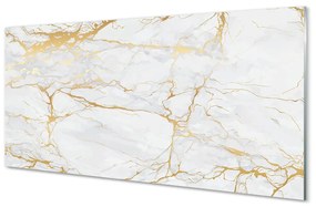 Quadro vetro acrilico Muro di marmo di pietra 100x50 cm
