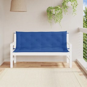 Cuscini Per Panca 2 Pz Blu 150x50x7 Cm İn Tessuto Oxford /