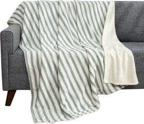 Coperta bianca/verde 150x190 cm Soren Wellsoft – Mijolnir