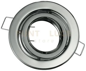 Struttura incasso reflex orientabile cromo 10x10cm in metallo