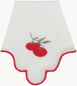 Tovagliolo con pomodoro ricamato Ondulado