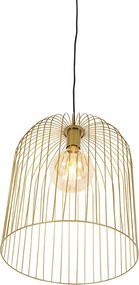 Lampada a sospensione di design oro - Wire Knock