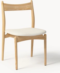 Sedia in legno di frassino con seduta imbottita Koa
