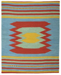 Kilim Tappeto 110 x 90 (Iran) Tessuto A Mano