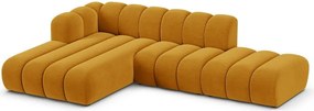 Divano angolare giallo ad angolo sinistro Lupine - Micadoni Home