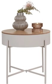 Tavolino rotondo in metallo ø 40 cm Sisco – House Nordic