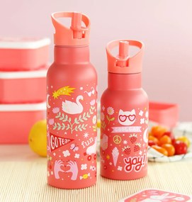 A Little Lovely Company - borraccia in acciaio inox, 350 ml - divertimento