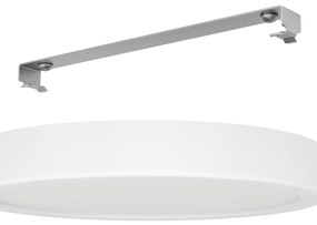 Plafoniera Moderna Fueva 5 In Acciaio Bianco Led Integrato 17W 3000K Ip44