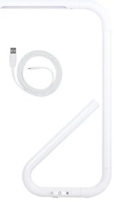 Paulmann 95423 - Lampada da tavolo LED/4,5W touch dimmerabile FLEXLINK 5V/USB bianca