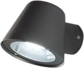 Applique per esterni MALTA in alluminio Antracite e diffusore in vetro 11,5 cm