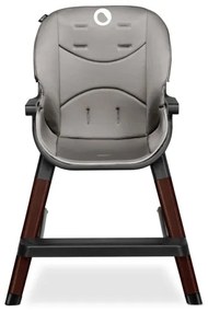 Lionelo - Sedia da pranzo per bambini MONA Black Onyx