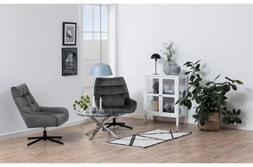 Poltrona grigia girevole Paris – Actona