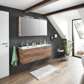 Mobile da bagno sotto lavabo PELIPAL rovere L 119 x H 48 x P 45 cm 2 cassetti, lavabo non incluso