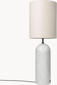 Lampada da terra con luce regolabile e base in marmo Gravity, alt. 130 cm