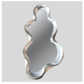 Specchio da parete 100x50 cm argento