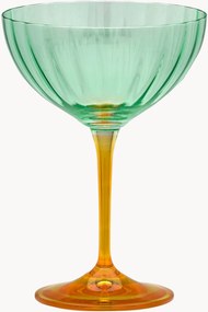 Set di 2 coppe da champagne Jazzy Arancia