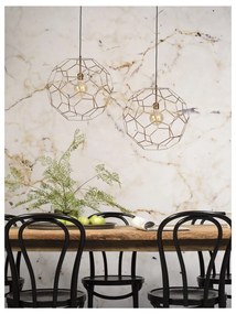 Lampada a sospensione marrone con paralume in metallo ø 34 cm Marrakesh - it's about RoMi