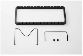 Cremagliera nera regolabile per coperchi e padelle Tower - YAMAZAKI