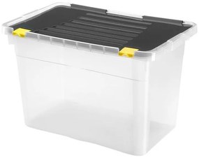 Contenitore 54 l nero/trasparente