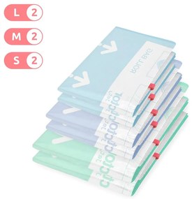 Sacchetti per il vuoto in set da 6 pezzi Roll Up S/M/L - Compactor