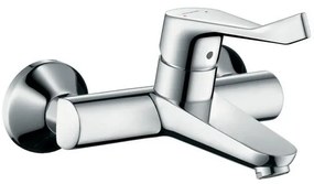 Rubinetto per vasca getto laminare cristallino Focus per muro cromo HANSGROHE