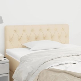Testiera Crema 100 X 7 X 78/88 Cm İn Tessuto /