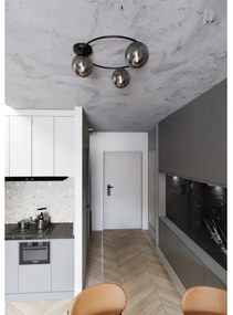 Plafoniera SOPRA 3xE14/10W/230V nero