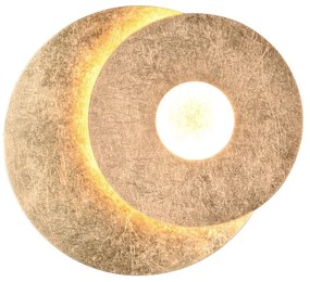 Lampada da parete a LED di colore oro Leano - Trio