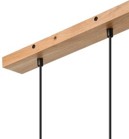 Brilagi - Lampadario a sospensione con filo WOODY BASKET 2xE27/60W/230V quercia