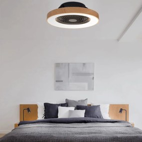 Ventilatore da soffitto Tibet nero , D. 65 cm MANTRA