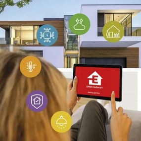 LED Telecamera smart per esterni con luce GoSmart LED/12W/230V IP65 Wi-Fi Tuya bianco