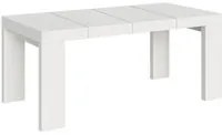 Tavolo allungabile 90x140/244 cm Roxell Premium - Bianco Frassino