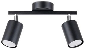 Sollux SL.1127 - Faretto LEMMI 2xGU10/40W/230V nero