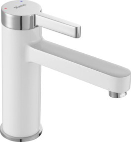 Rubinetto da lavabo Rea Polo White Chrom Low