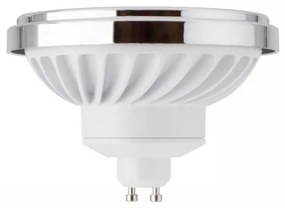 Lampada LED AR111 15W, angolo 45°, CRI92, No-Flickering - OSRAM LED Colore Bianco Caldo 3.000K